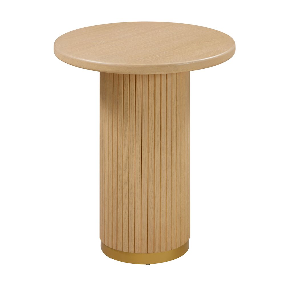 Chelsea Natural Oak Wood Entry Table. Picture 1
