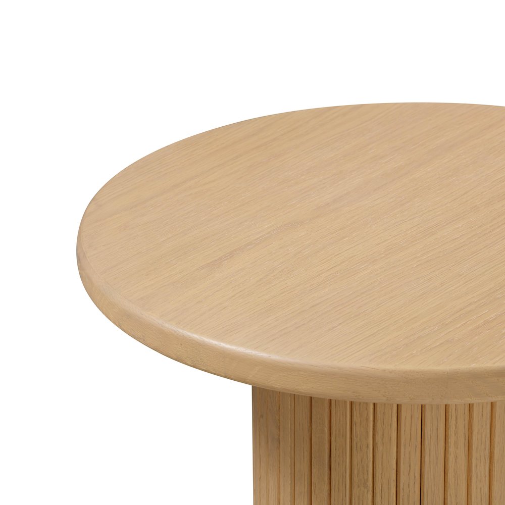 Chelsea Natural Oak Wood Entry Table. Picture 5