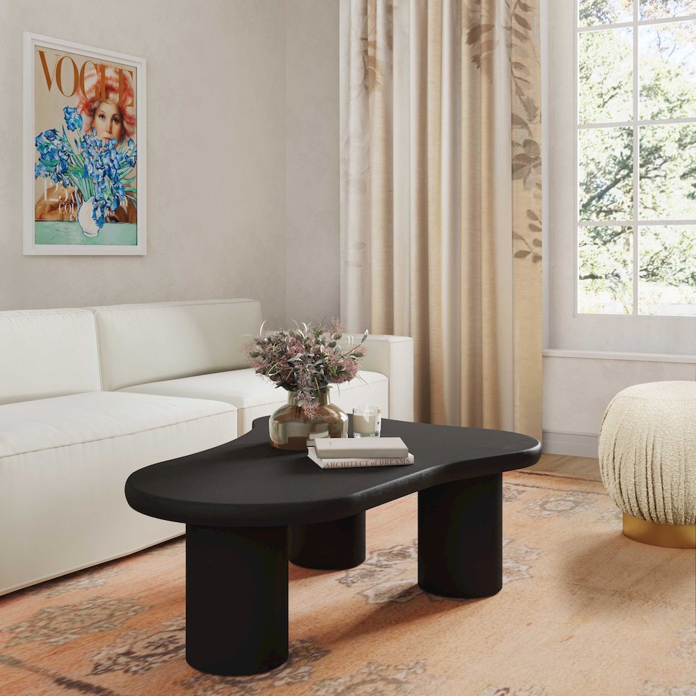 Gotham Onyx Black Coffee Table. Picture 2