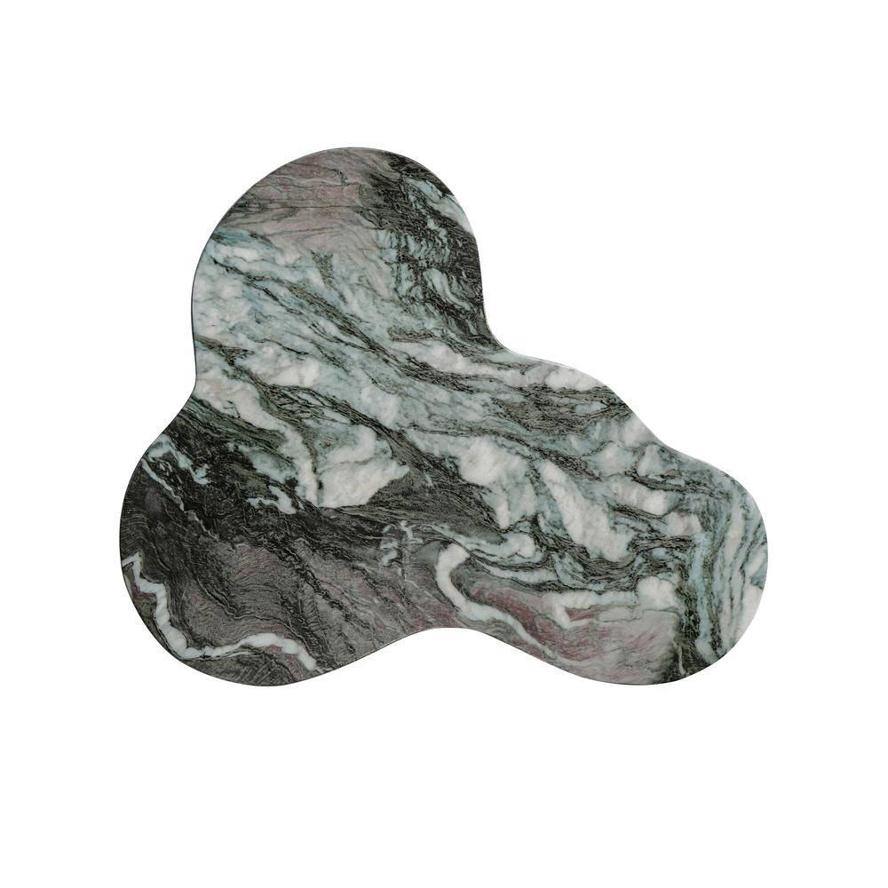 Slab Grey/Blush Faux Marble Short Side Table. Picture 4