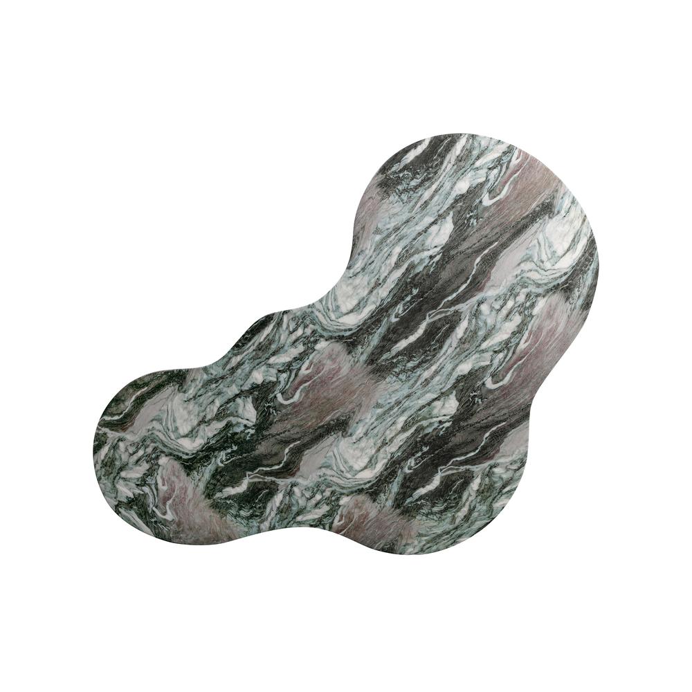 Slab Grey/Blush Faux Marble Coffee Table. Picture 4