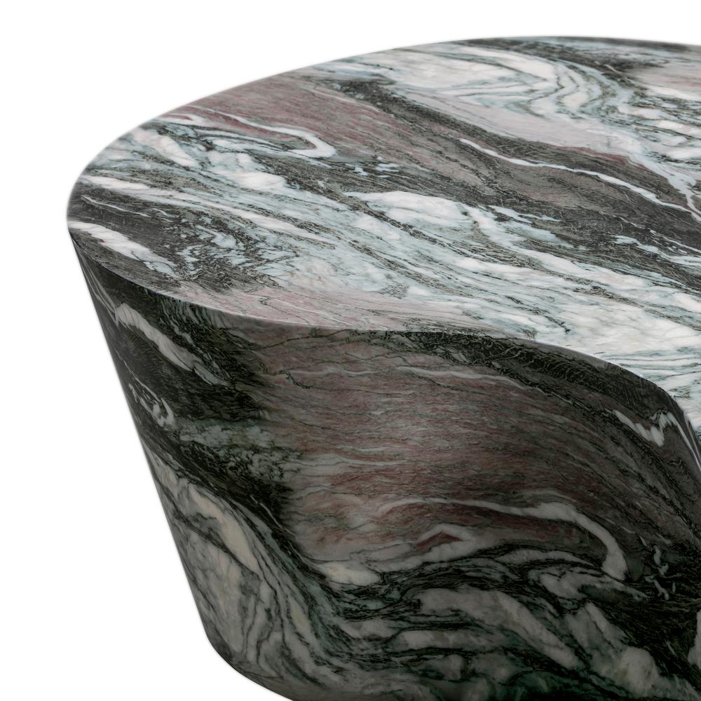 Slab Grey/Blush Faux Marble Coffee Table. Picture 6