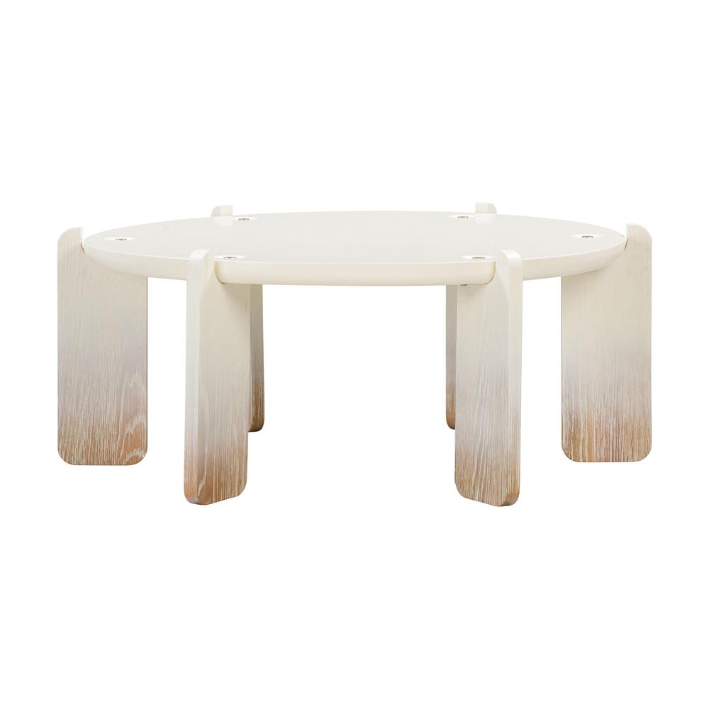 Gloria Cream Oak Coffee Table, Cream. Picture 2