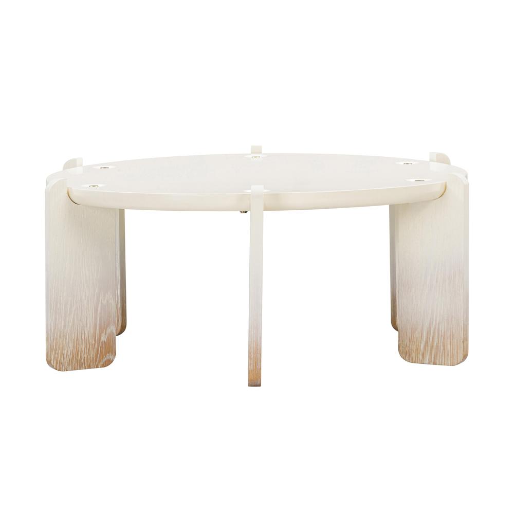 Gloria Cream Oak Coffee Table, Cream. Picture 3