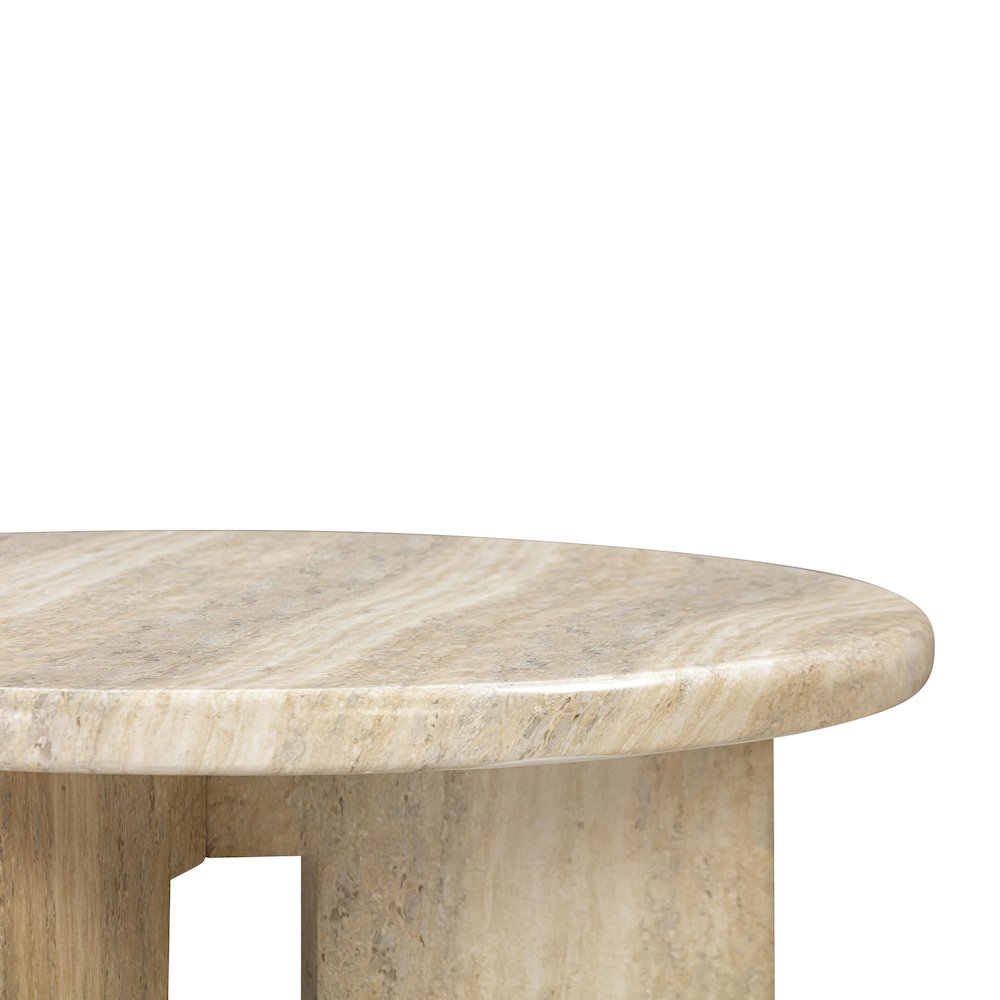 Patrizia Concrete Round Coffee Table. Picture 5