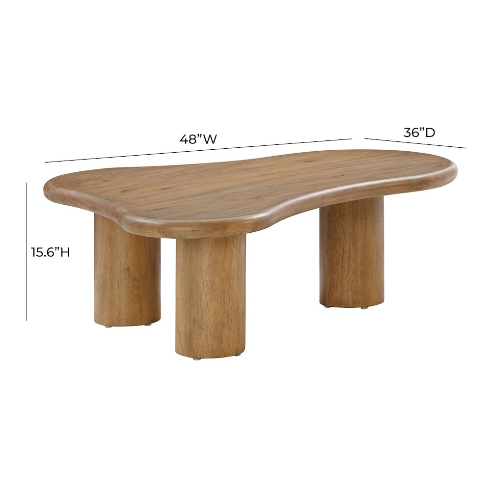 Gotham Cognac Coffee Table. Picture 7