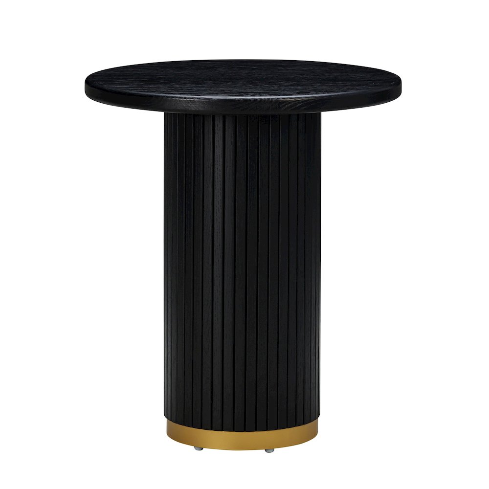 Chelsea Black Oak Entry Table. Picture 1