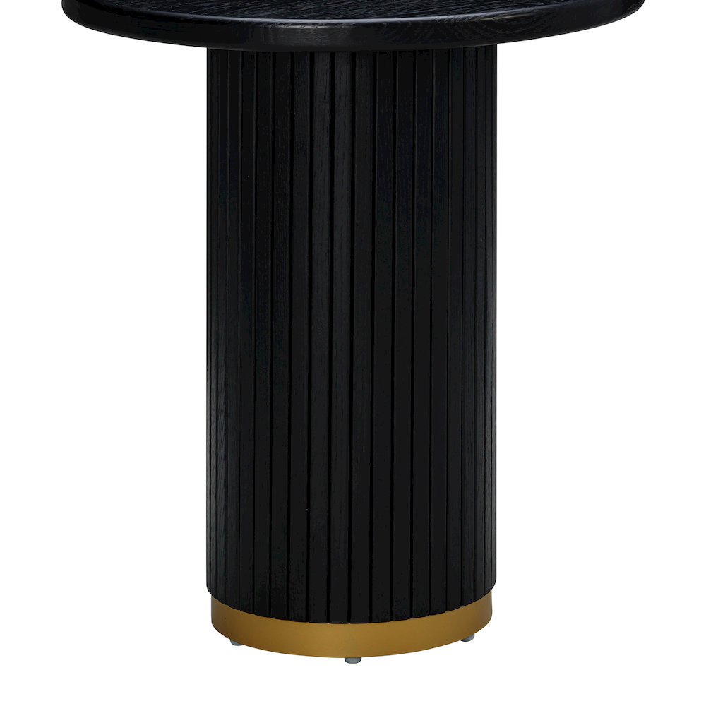 Chelsea Black Oak Entry Table. Picture 4