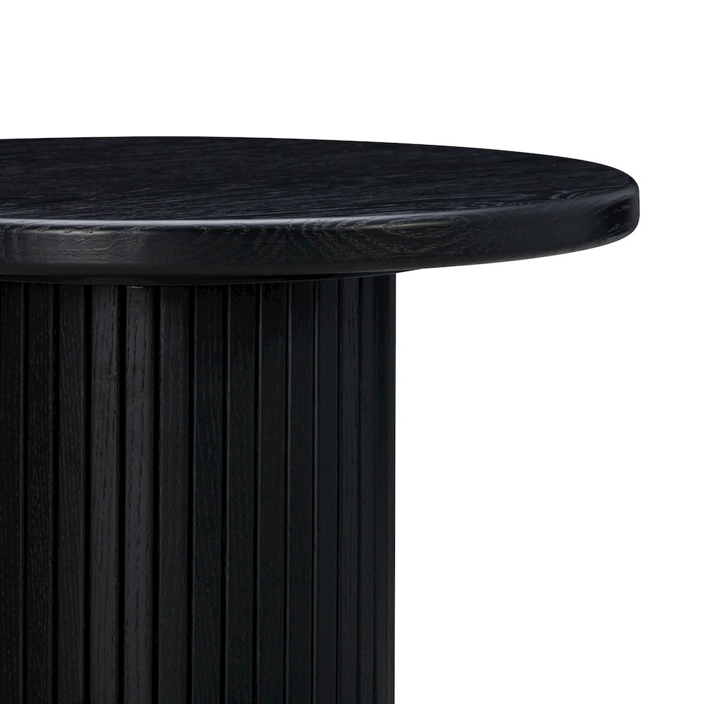 Chelsea Black Oak Entry Table. Picture 5