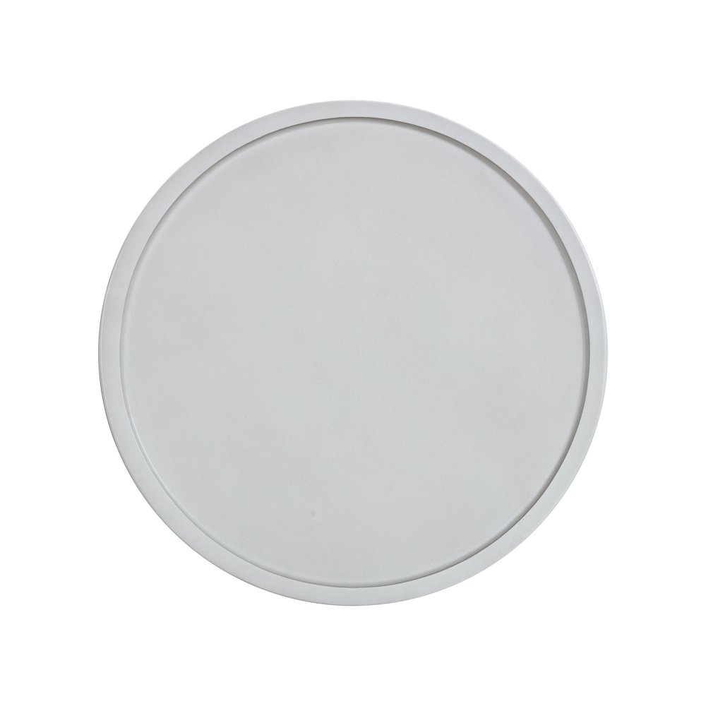 Darcy White Concrete Side Table. Picture 5