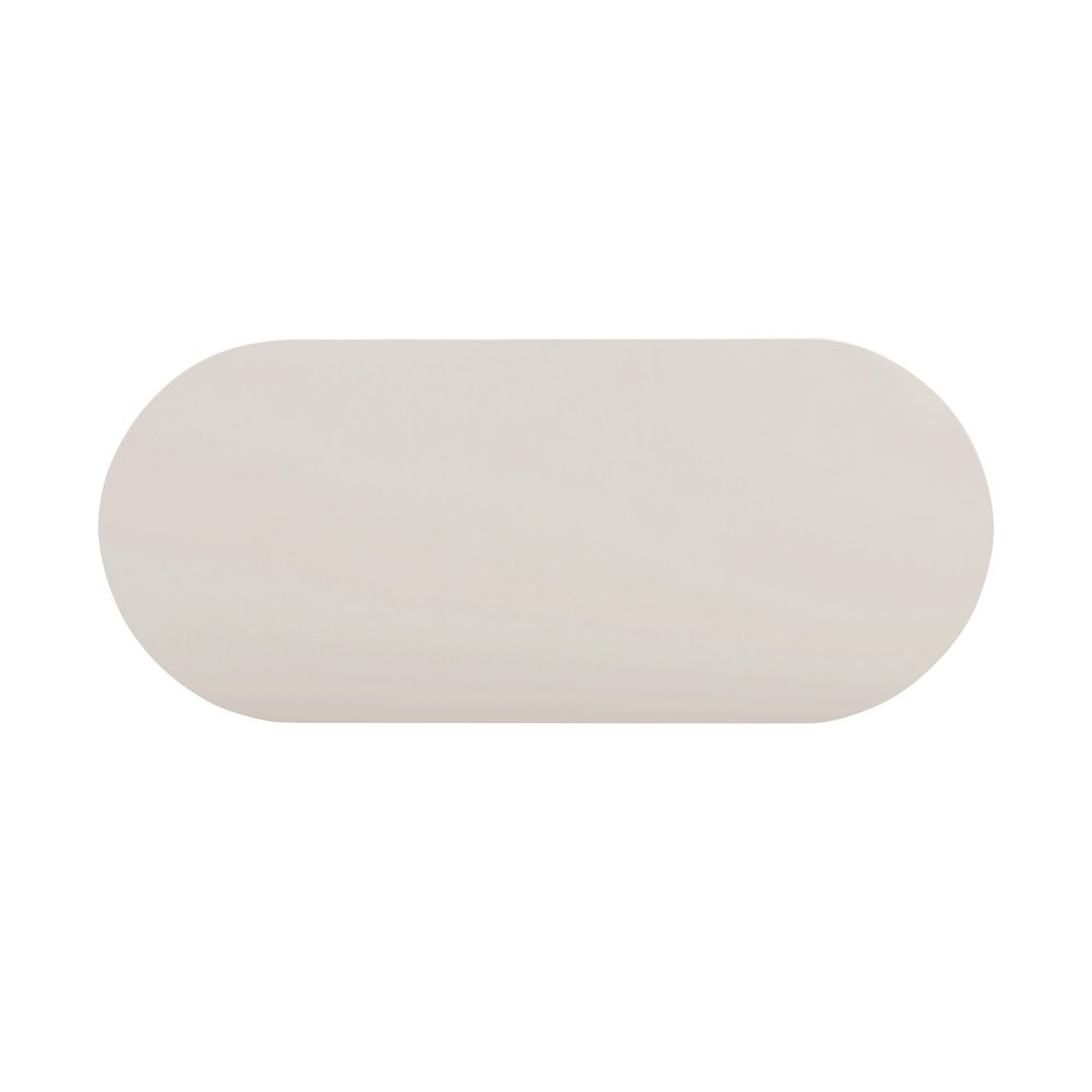 Bella Cream Oval Coffee Table. Picture 4