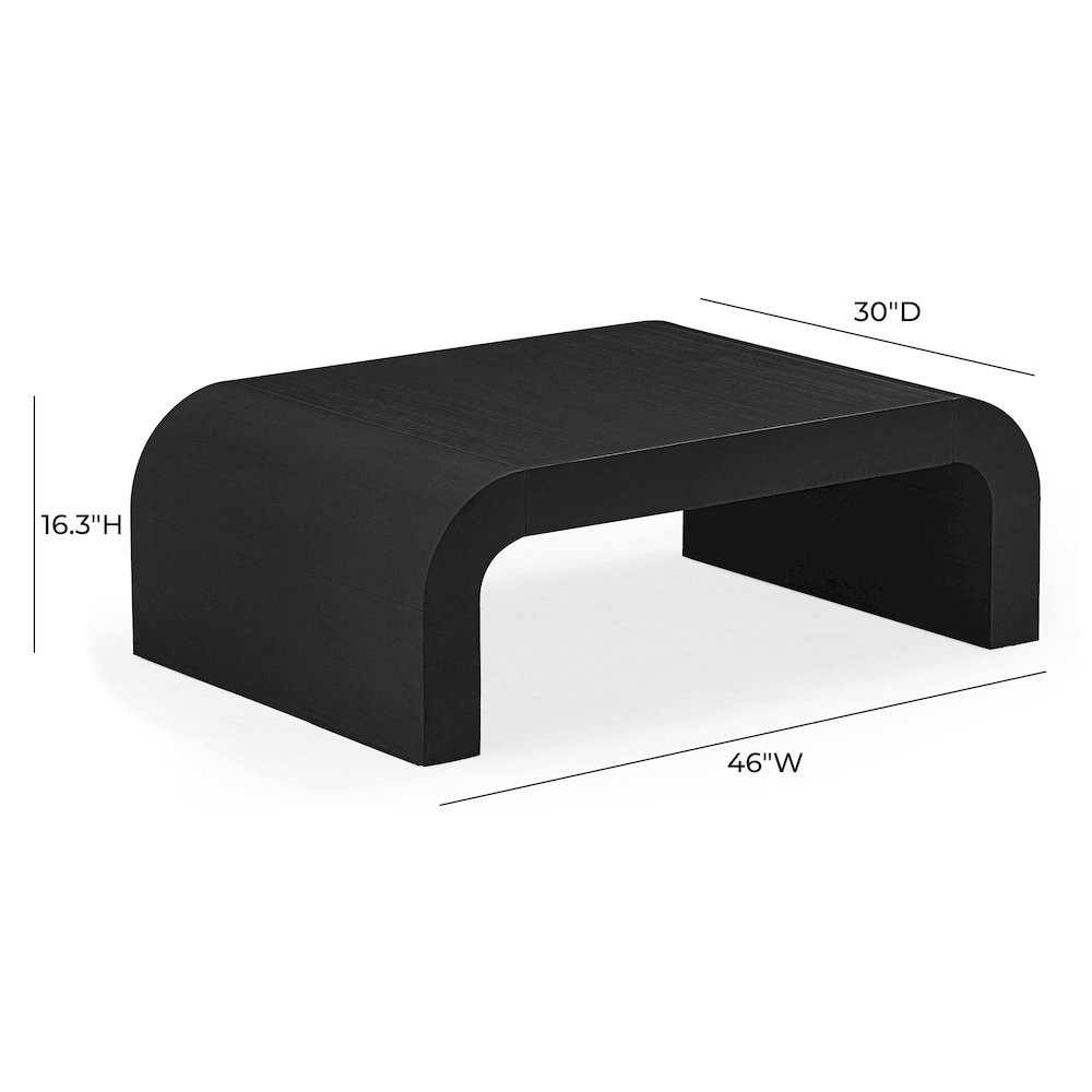 Hump Black Coffee Table. Picture 4
