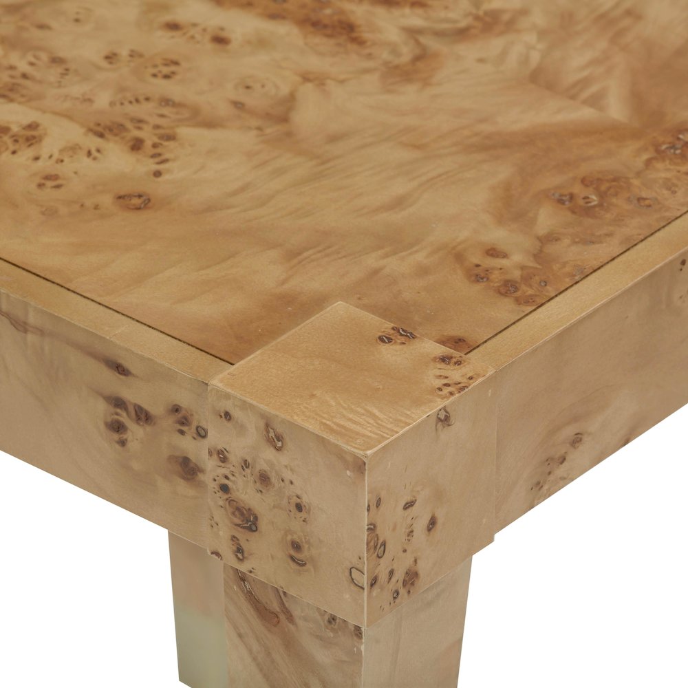 Brandyss Honey Burl End Table. Picture 4