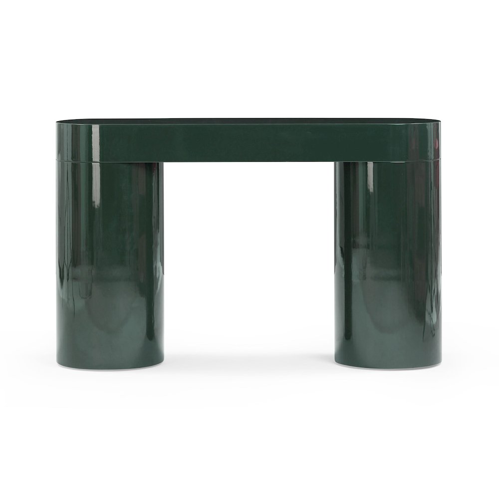 Mira Deep Green High Gloss Console Table. Picture 6