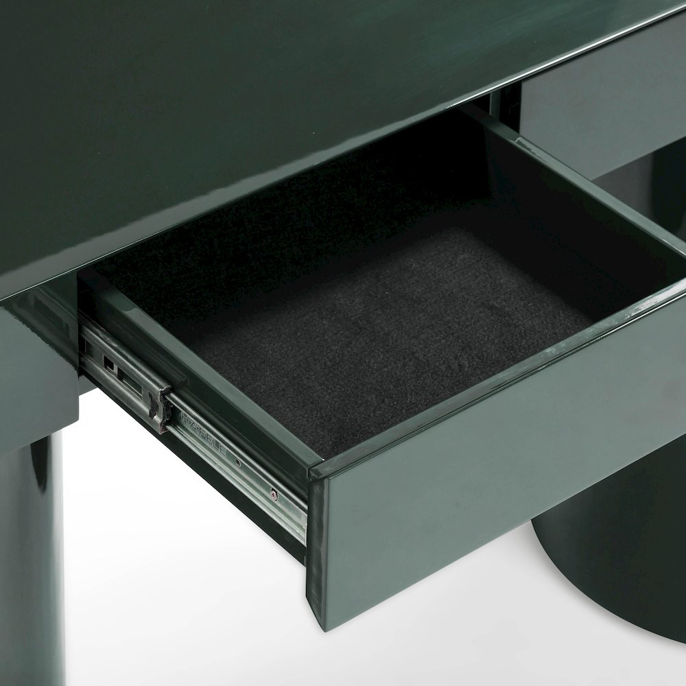 Mira Deep Green High Gloss Console Table. Picture 8