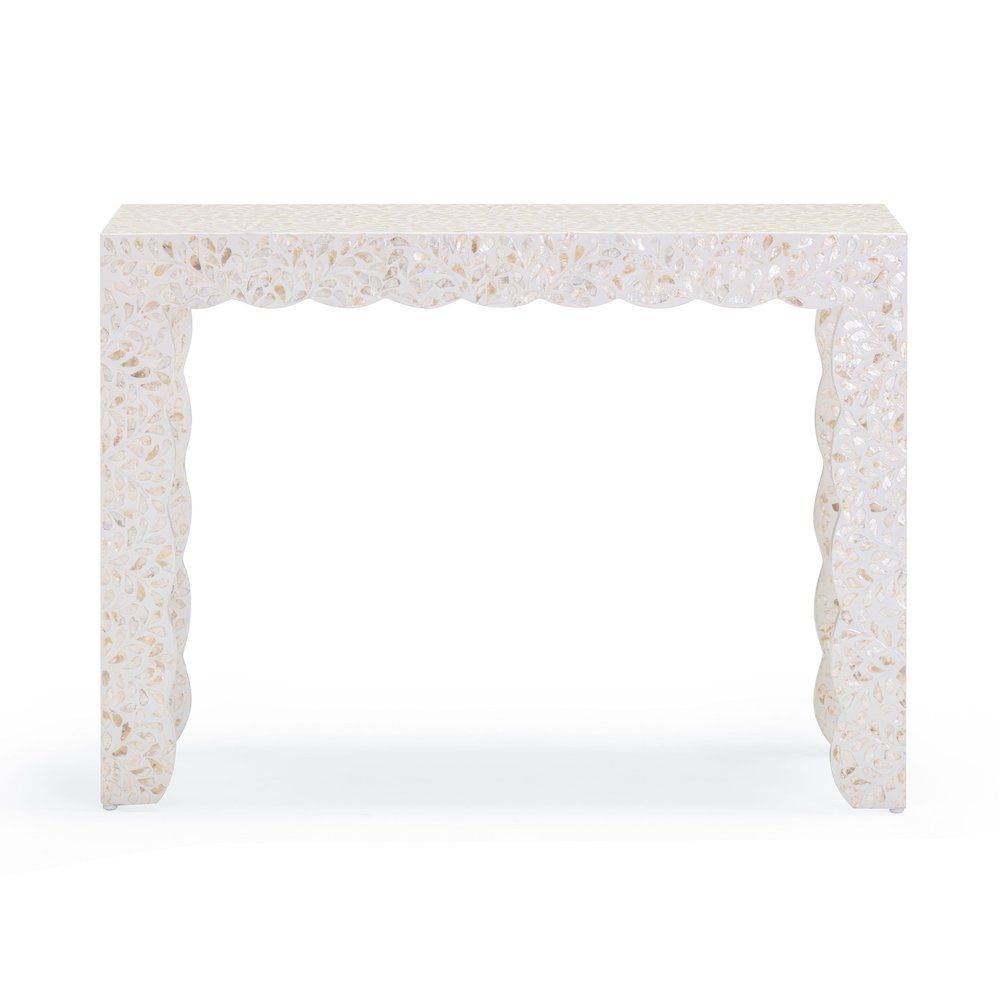 Piara Natural Capiz Shell Console. Picture 1
