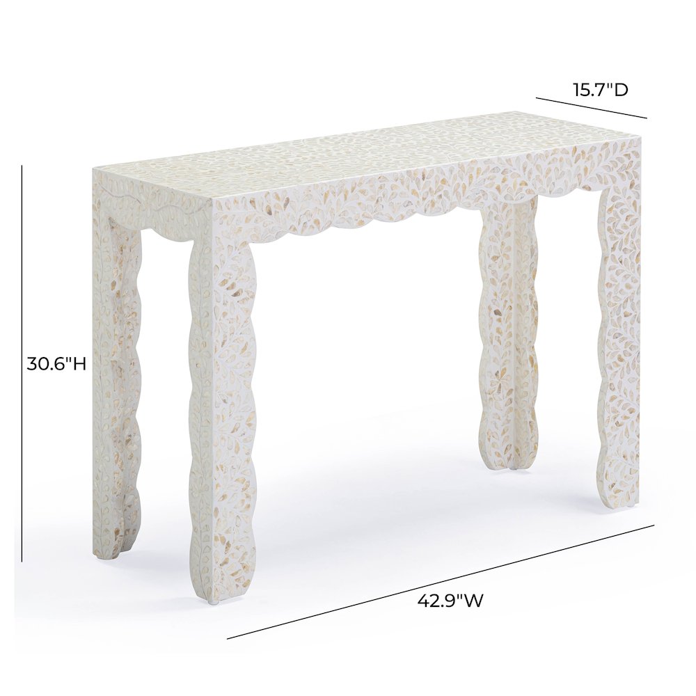 Piara Natural Capiz Shell Console. Picture 6