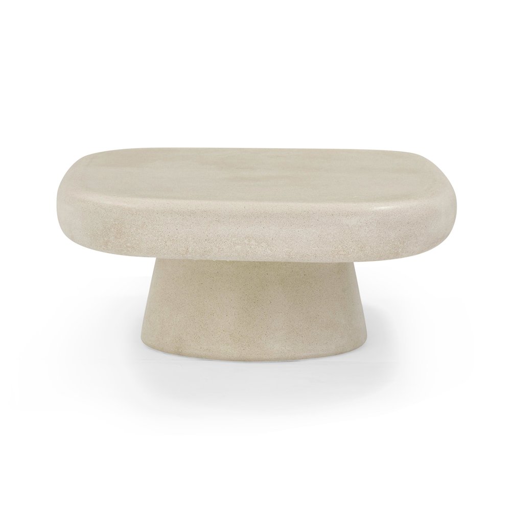 Darial Sandstone Indoor/Outdoor Coffee Table. Picture 5