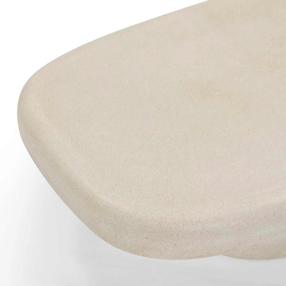 Darial Sandstone Indoor/Outdoor Coffee Table. Picture 7
