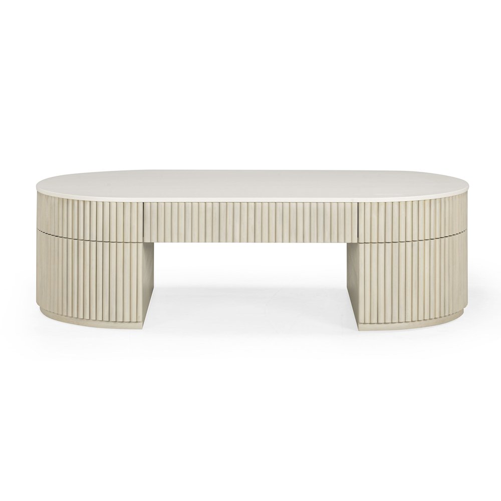 Bella Cream Large Storage Coffee Table. Picture 3
