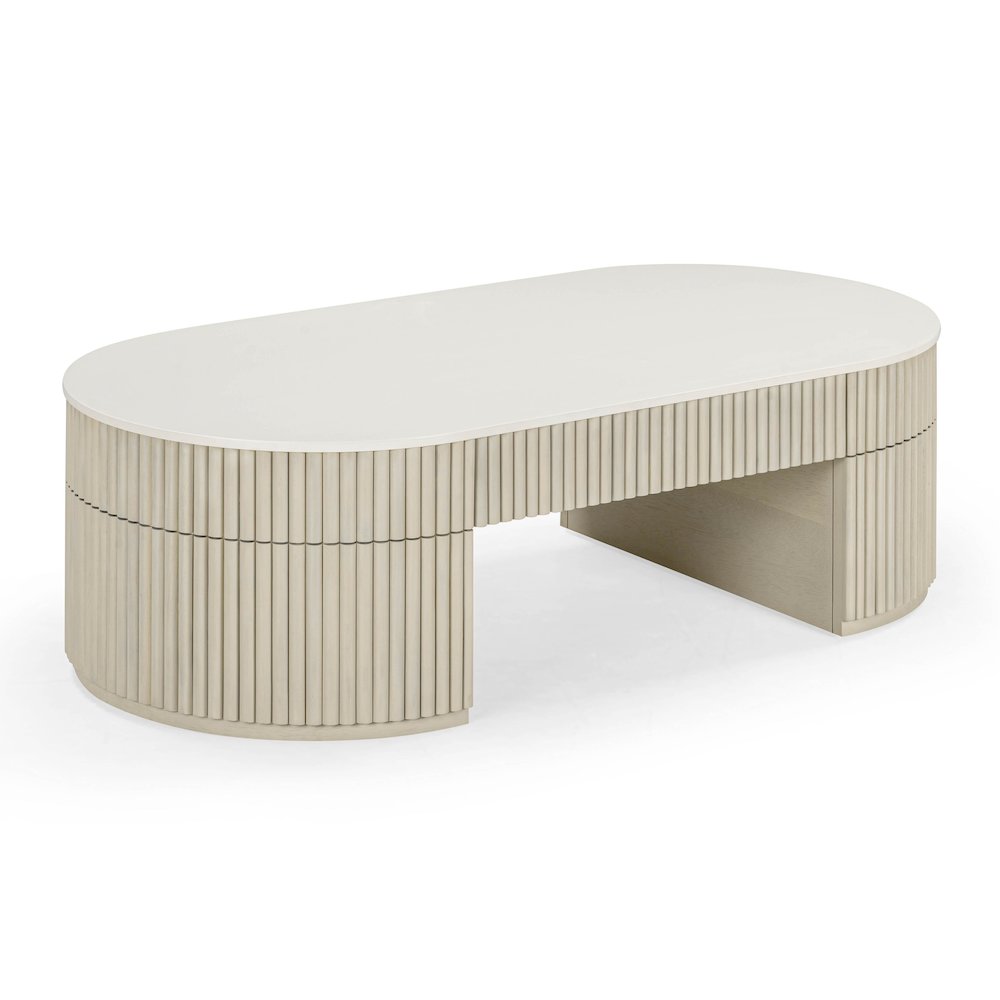 Bella Cream Large Storage Coffee Table. Picture 4