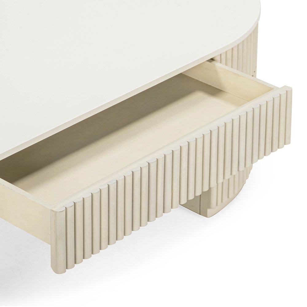 Bella Cream Large Storage Coffee Table. Picture 7