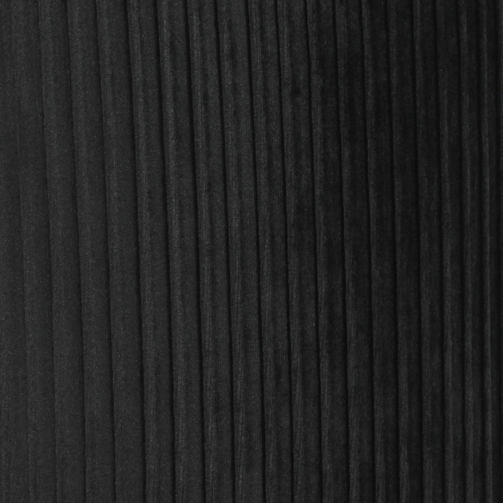 Zoe Black Velvet Storage Ottoman. Picture 5