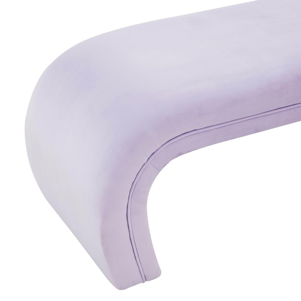 Kenya Lavender Velvet Bench. Picture 8