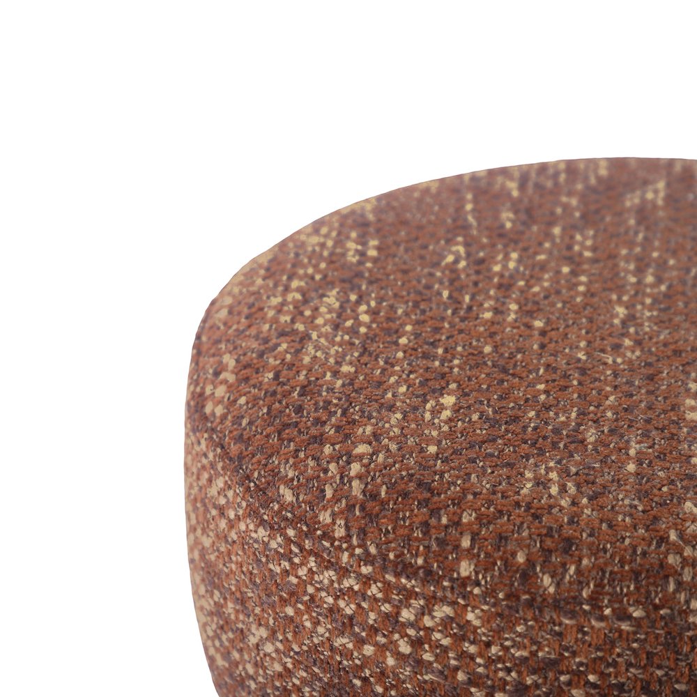 Claire Sedona Brown Knubby Stool. Picture 4
