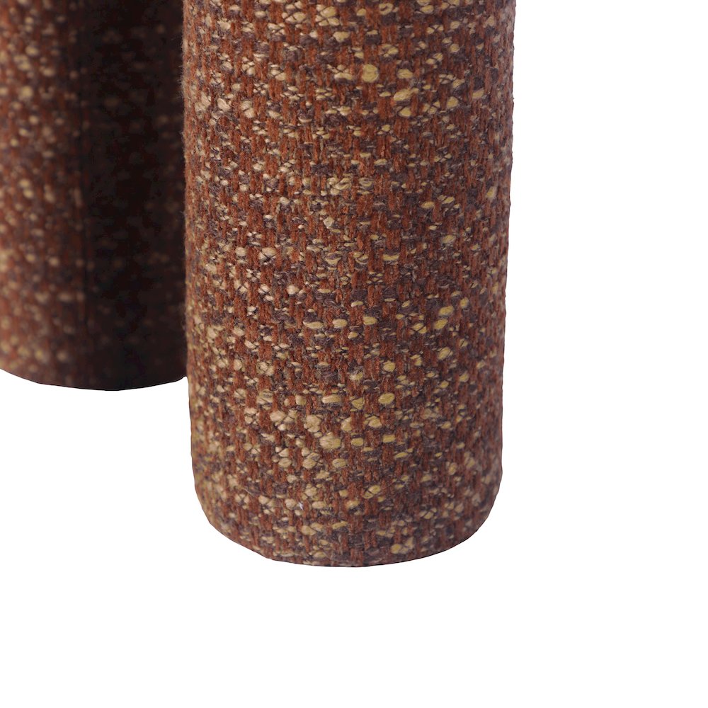 Claire Sedona Brown Knubby Stool. Picture 6