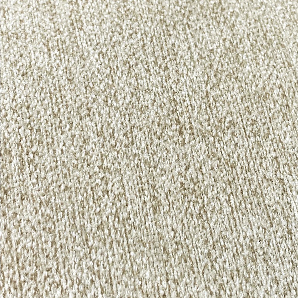 Broohah Beige Linen Ottoman. Picture 4
