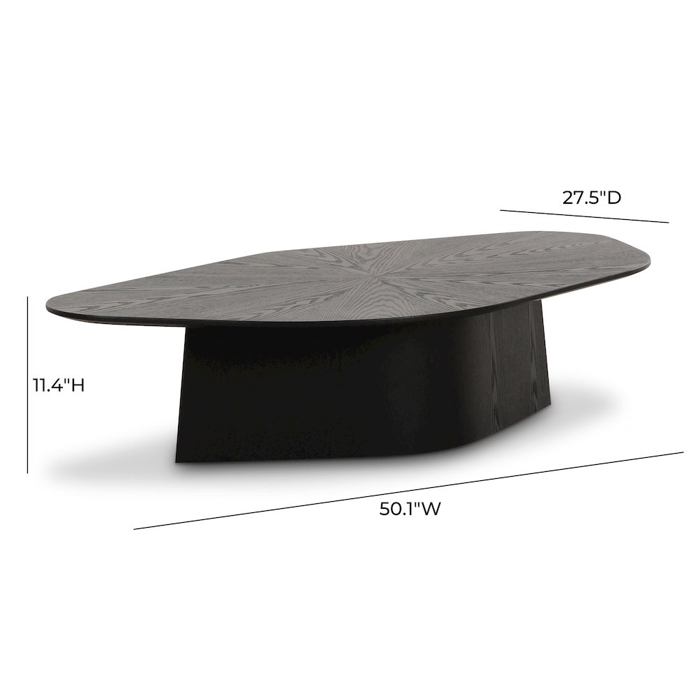 Roche Black Ash Nesting Coffee Table Set. Picture 4