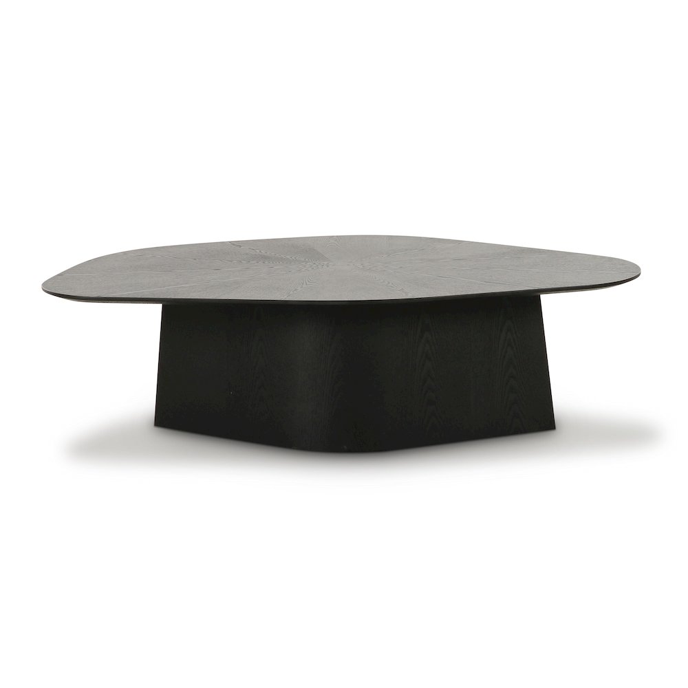 Roche Black Ash Geometric Coffee Table. Picture 3