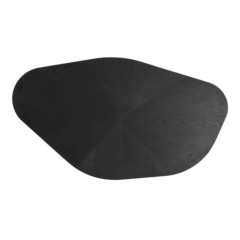 Roche Black Ash Geometric Coffee Table. Picture 5