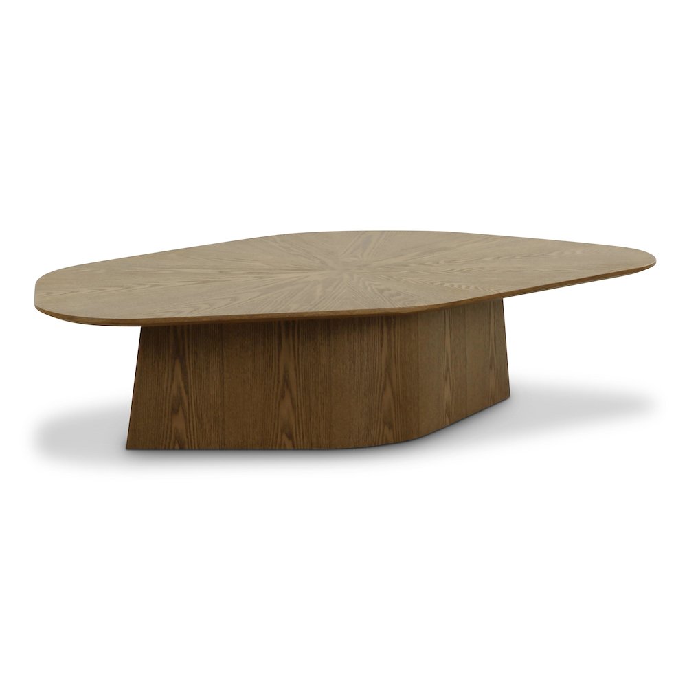 Roche Brown Ash Low Coffee Table. Picture 1