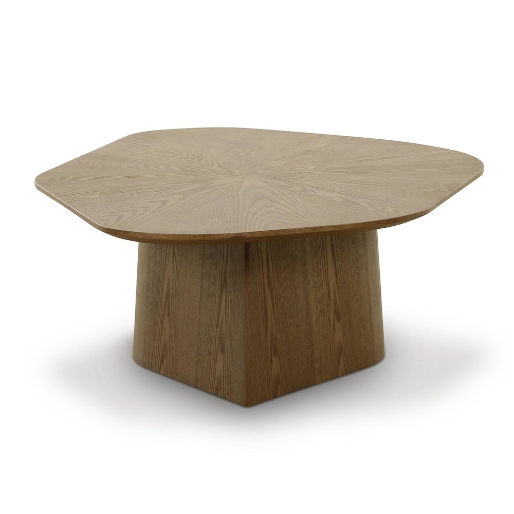 Roche Brown Ash Low Coffee Table. Picture 4