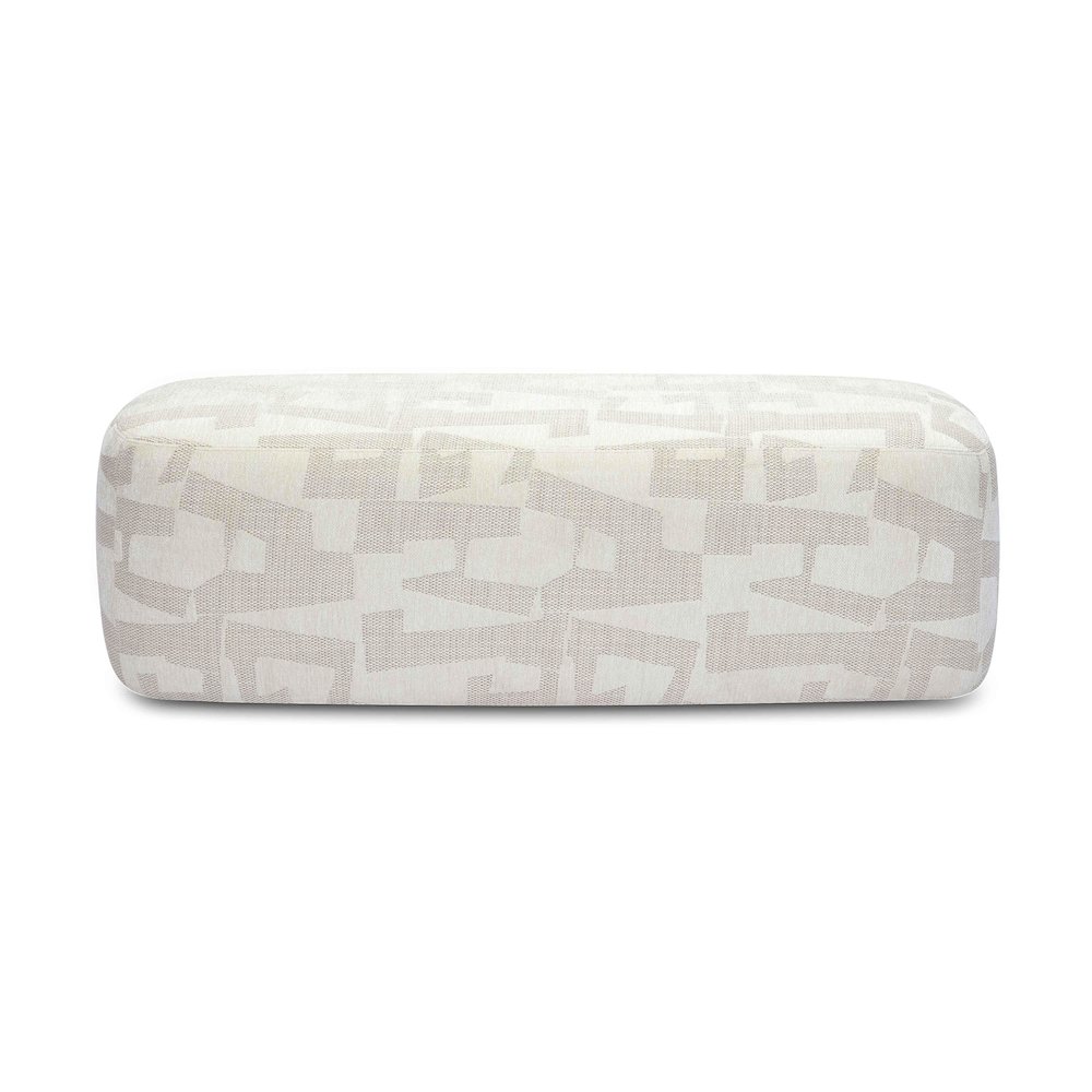 Graceland Cream Jacquard Bench. Picture 3