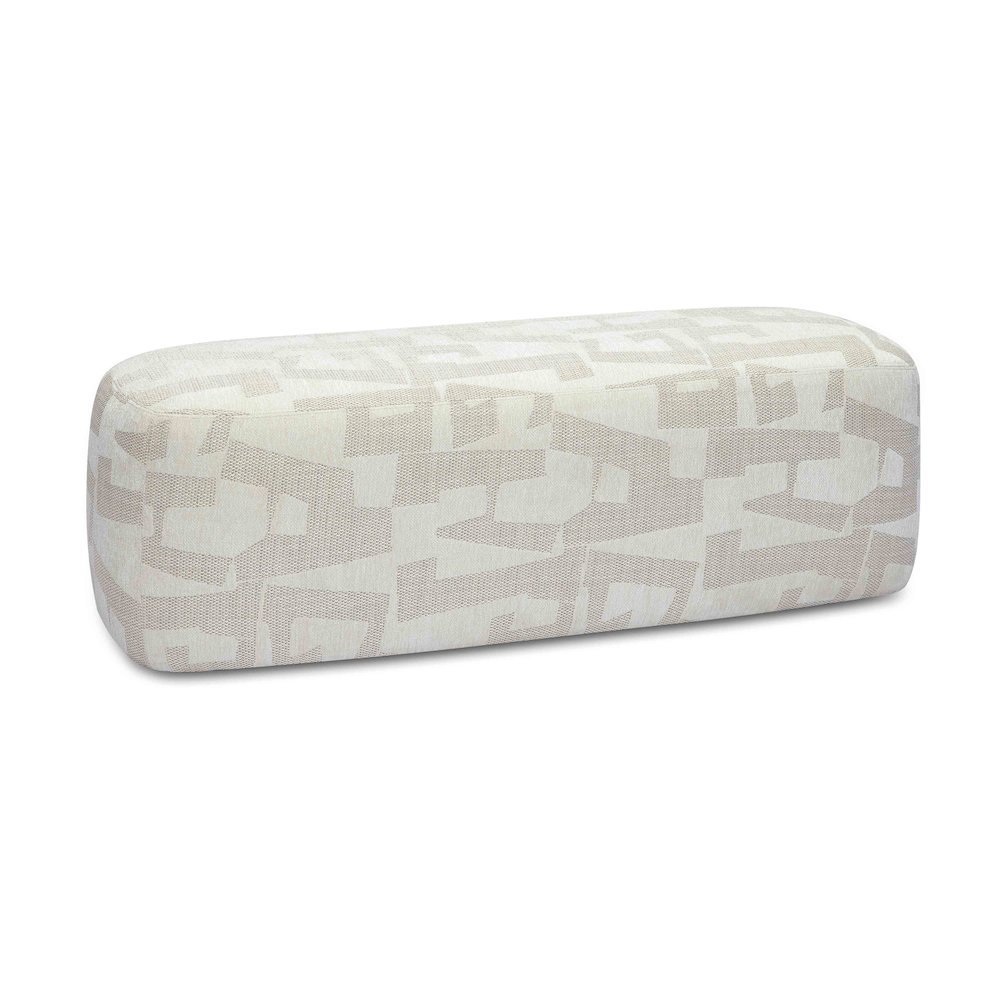 Graceland Cream Jacquard Bench. Picture 4