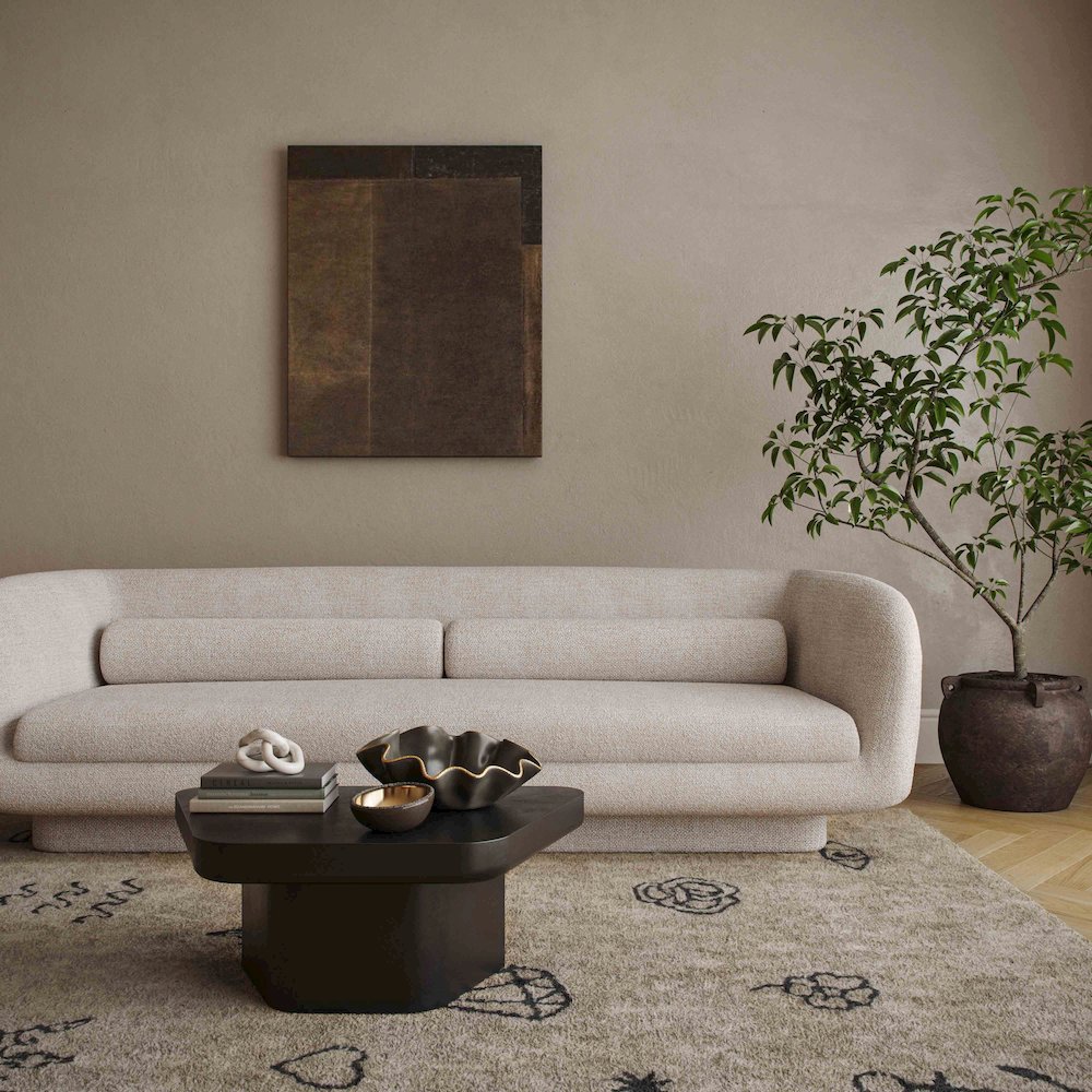 Yoko Black Small Coffee Table. Picture 2