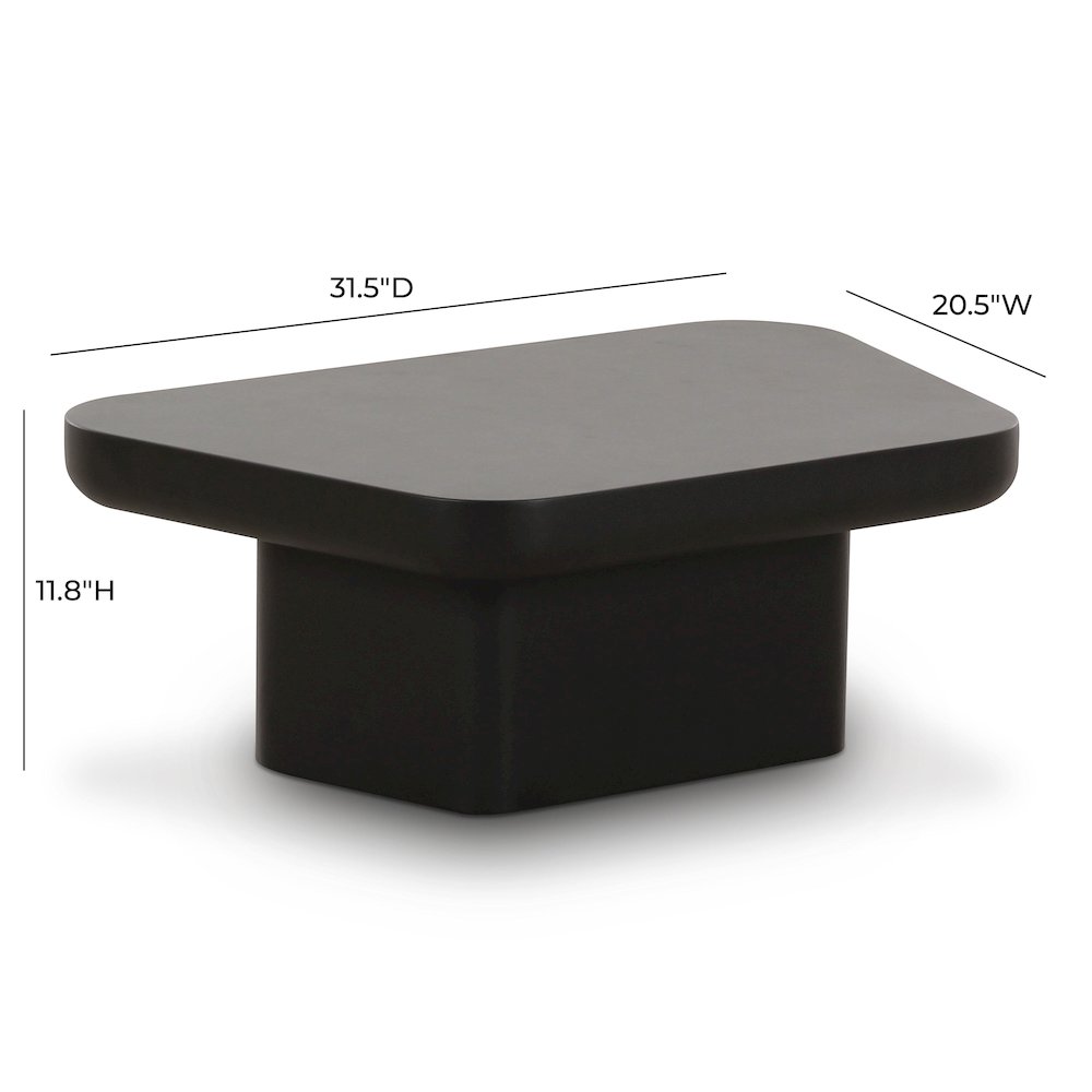 Yoko Black Small Coffee Table. Picture 7
