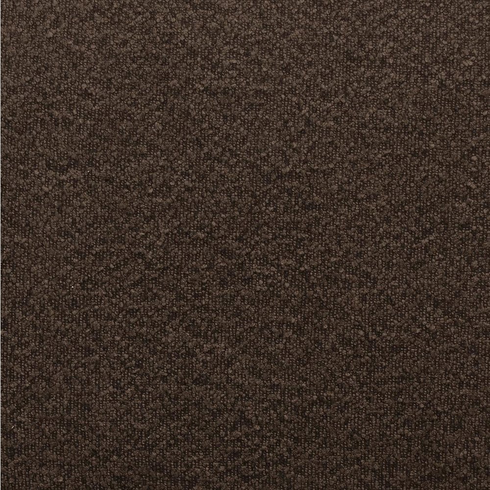 Jaine Brown Boucle Large Ottoman. Picture 7
