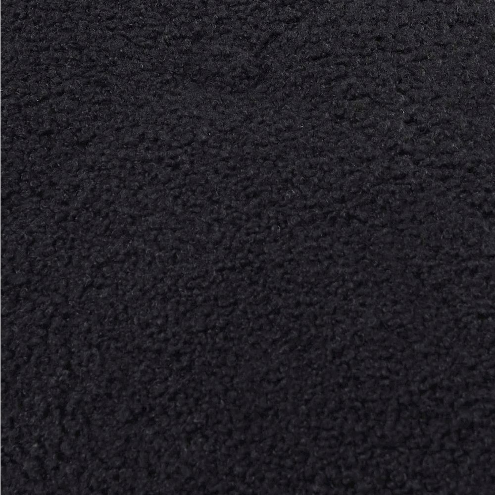 Calliope Black Vegan Shearling Modular Ottoman. Picture 6