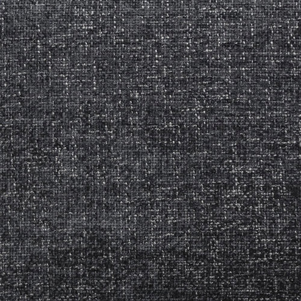 Mindy Charcoal Chenille Basketweave Ottoman. Picture 7
