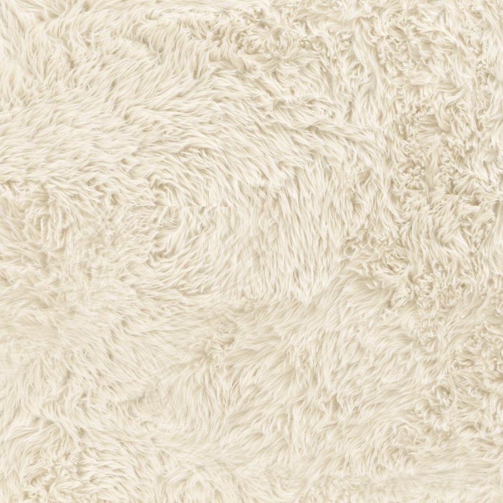 Ollie Natural Straight Vegan Shearling Large Bench. Picture 7