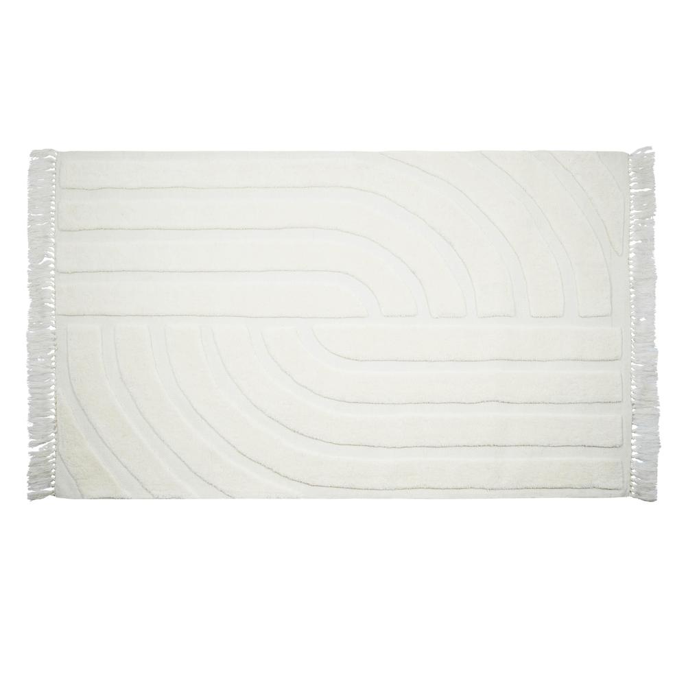 Loop White 8' x 10' Area Rug. Picture 1