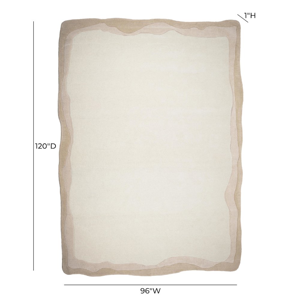 Tarba Tan 8'x10' Rectangular Floor Rug. Picture 6
