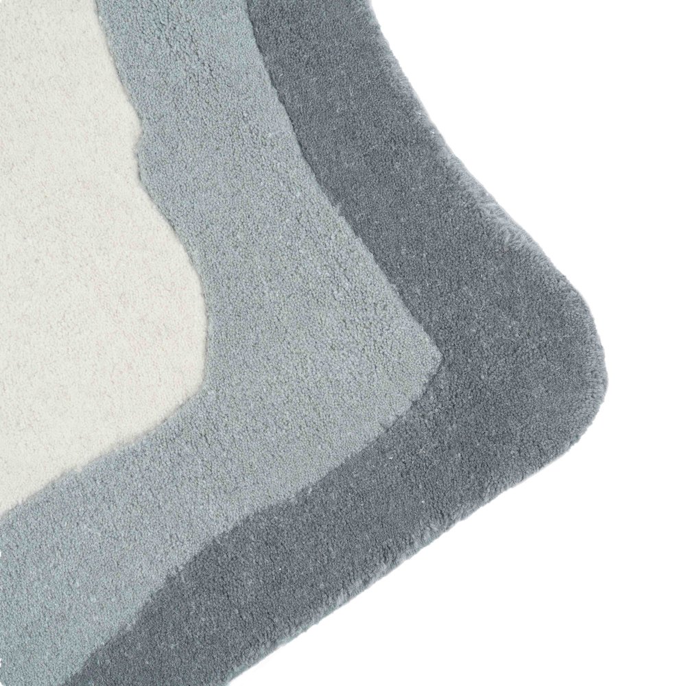 Tarba Grey 8'x10' Rectangular Floor Rug. Picture 4