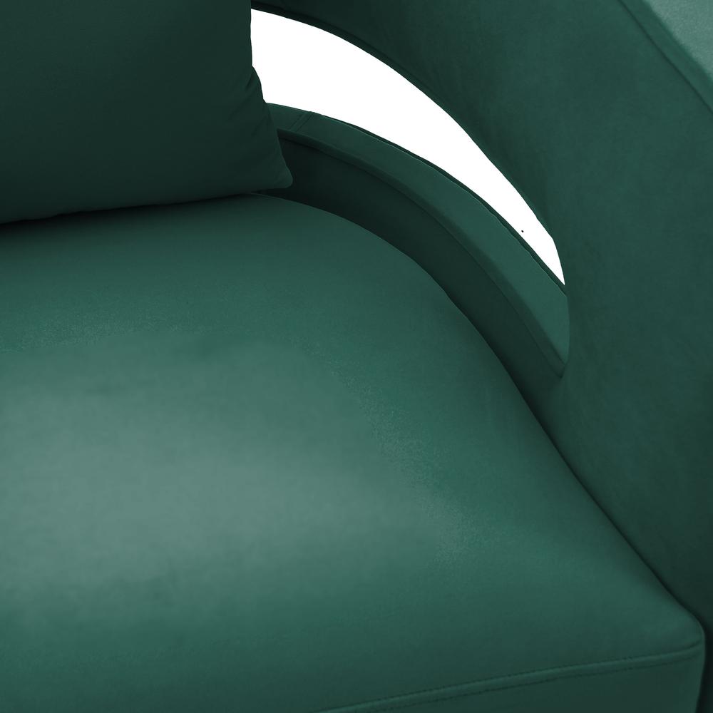 Kennedy Forest Green Swivel Chair. Picture 6