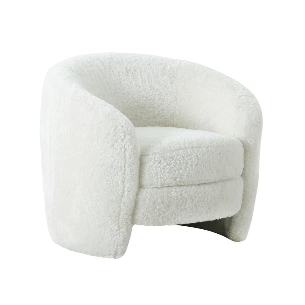 Dakota Faux Shearling Armchair. Picture 5