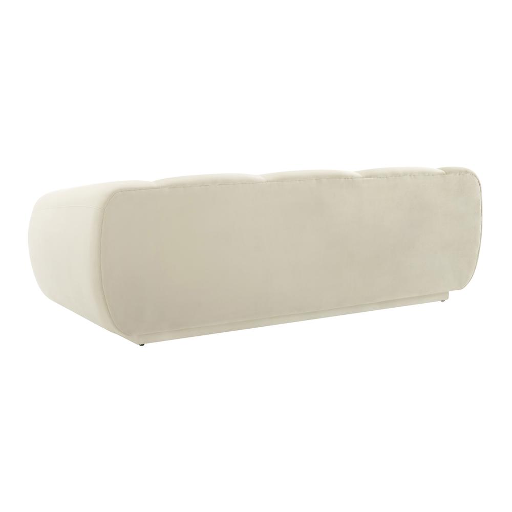 Emmet Cream Velvet Sofa. Picture 10